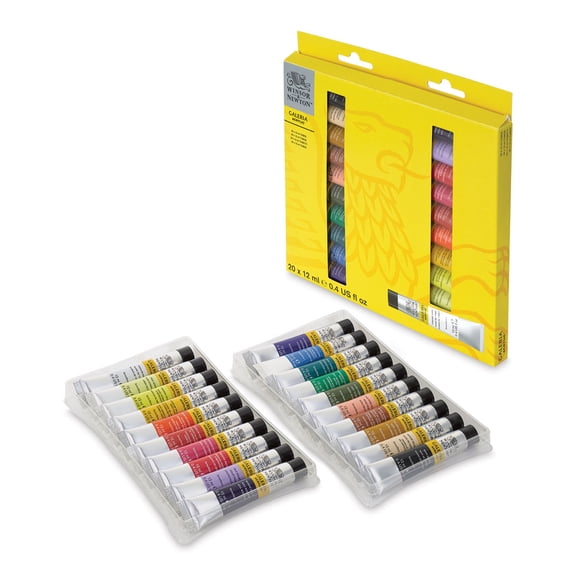 Winsor & Newton Galeria Acrylics - Set of 20, Assorted Colors, 12 ml