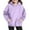 Purple, variant on BFHHYA Girls Fleece-Lined Hooded Sweatshirt Long Sleeve Pullover Athletic Hoodie with Kangaroo Pocket for School Daily Wear & Weekend Play (5-14Y)