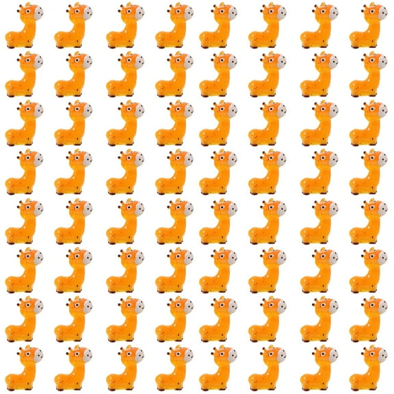 unbranded 64 Pcs  Mini Deer Figurines Microlandscape Deer Statues Deer Bonsai Decorations