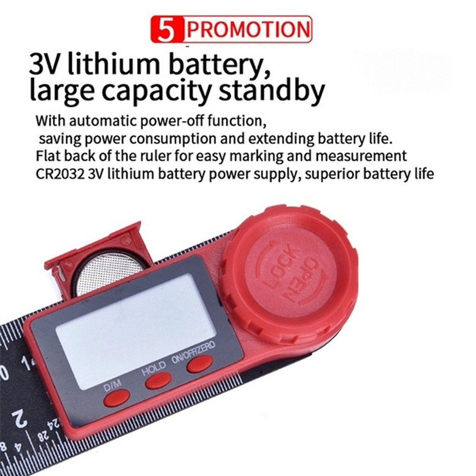 2-In-1 Digital Angle Meter Inclinometer Digital Angle Ruler Measuring Tool Digital Protractor for Woodworking, Carpenter, Construction, DIY Tools