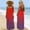 Multicolor, variant on Maxi Dresses for Women Summer Gradient Color Print Dress Cami Lounge Dress Long Backless Sleeveless Beach Cover Up Dresses