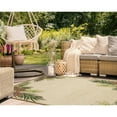 thumbnail image 3 of Liora Manne Ravella Indoor Outdoor Area Rug Natural Pinecone Border 5 x 8, 3 of 5