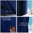 thumbnail image 2 of Lapalife Blackout Star Curtains for Kids Room, Hollow Cut Out Star Grommet Windows Curtains for Nursery, 1 Panel, Royal Blue, 52''x 63'', 2 of 6