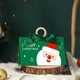 thumbnail image 4 of Caja de regalo navideña con asa | Embalaje para dulces navideños | Caja de cartón verde y rojo de 17 x 10 x 4 cm | Caja plegable apta para alimentos para galletas, pasteles y regalos de fiesta, 4 of 6