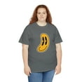 thumbnail image 6 of Flatten smiley face graphic t shirt Unisex Heavy Cotton Tee, 6 of 8