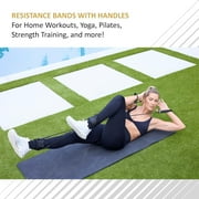 Total Body Band, 20 lbs, Heavy, Charcoal, Full Body Workout Band, Strength & Core Training