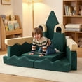 thumbnail image 4 of Costway Canapé Modulable pour Enfants 17 Pcs, Sofa Convertible Multifonction pour Enfants Mobilier Crocodile, 4 of 10