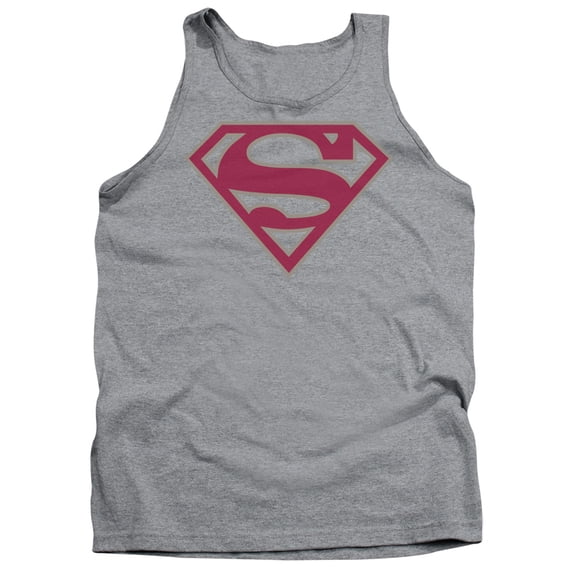 Superman - Crimson & Gray Shield - Tank Top - X-Large
