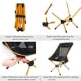 thumbnail image 5 of Camping Backpacking Chair Portable Folding Chairs with Carry Bag for Adults Hiking Camping Picnic, 5 of 10