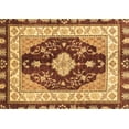 thumbnail image 1 of Ahgly Company Indoor Rectangle Abstract Brown Modern Area Rugs, 8' x 10', 1 of 4