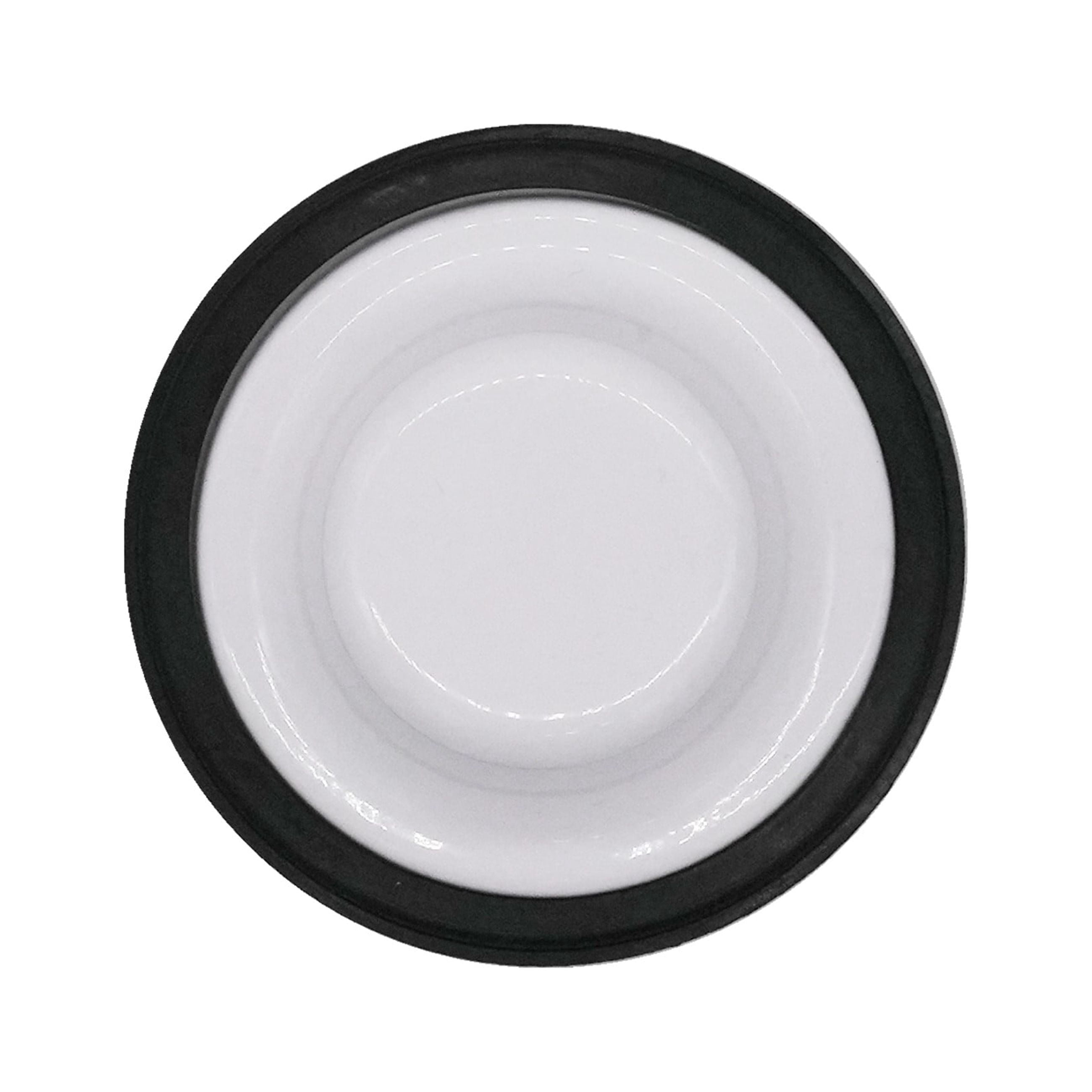 Westbrass D2082-50 3-1/2" Extra-Deep Collar Waste Disposal Flange & Stopper, Powder Coat White
