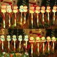 thumbnail image 1 of Luces Solares Navideñas para Suelo | Resistentes Al Agua Ip44, 8 Horas de Iluminación Continua | Rojas y Azules | 41 X 8 X 8 Cm | Decoración Festiva para Exteriores, 1 of 6