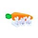 thumbnail image 4 of Conejo de peluche zanahoria monedero regalo de Pascua Mini conejito muñeca decoración del hogar Tmvgtek Para Estrenar, 4 of 4