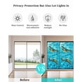 thumbnail image 4 of Window Privacy Film Blue Sea Turtle Coastal Stained Glass Window Film Decorative Sun Block Window Cover Nautical Summer Ocean Beach Window Clings Static Adhesive Sticker for Bathroom 29.5"x78.7", 4 of 6