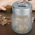 thumbnail image 6 of LCD Display Digital Money Box Jar Dollar Coin Counting Box Money Saving Pot, 6 of 8