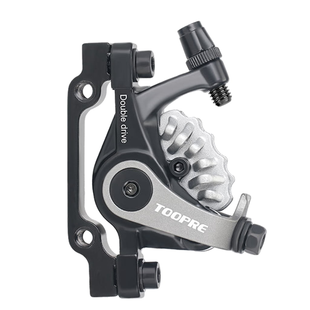 AOOOWER Bicycles Mechanical Disc Brake Heat Dissipation Aluminum Alloy Double Piston Caliper Electric Bicycles Bilateral Brakes