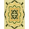 thumbnail image 1 of Ahgly Tapis Rectangulaire Lavable en Machine Intérieur Transitionnel Jaune Foncé Vert, 7 Pieds x 10 Pieds, 1 of 7