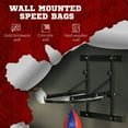 thumbnail image 4 of Spaco Adjustable Speed Bag Platform, Wall Mounted Speed Bags for Boxing, Speed Bag with 360-Degree Swivel and 10 inch Speedbag, Black, 4 of 7