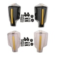 thumbnail image 2 of Par de Manos con Tornillos de Montaje Accesorios Automóvil Motocicleta Negro DYNWAVEMX Protector de mano de motocicleta, 2 of 8