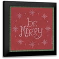 thumbnail image 1 of Shamp, Cindy 15x15 Black Modern Framed Museum Art Print Titled - Be Merry, 1 of 5