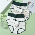thumbnail image 1 of Bragas de talla grande de M-5XL para mujer, ropa interior adelgazante de cintura alta de algodón, sin costuras, lencería transpirable para mujer, 4 Uds. Tan Jianjun unisex, 1 of 2