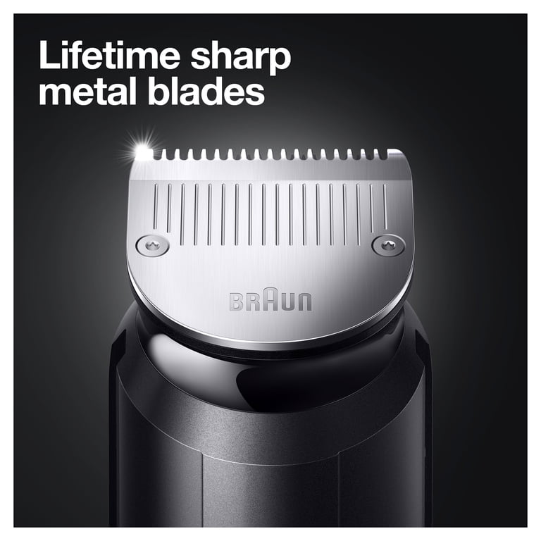 Braun Beard Trimmer for Men BT7240, Cordless & Rechargeable Hair