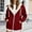 04 Wine, variant on YueHuiYing Women's Zip Up Hoodie Warm and Cozy Lined Sweatshirt Winter Hoodie Jackets for Women with Pockets