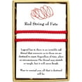 thumbnail image 1 of Shiyou-bracelets à Ficelles Rouges Cadeaux pour Couples Petit Ami et Petite Amie Bracelets Faits à la Main Ficelle Rouge du Destin Protection Kabbale Porte-Bonheur Bracelets Assortis Simples pour Amoureux Femmes Hommes, 1 of 4