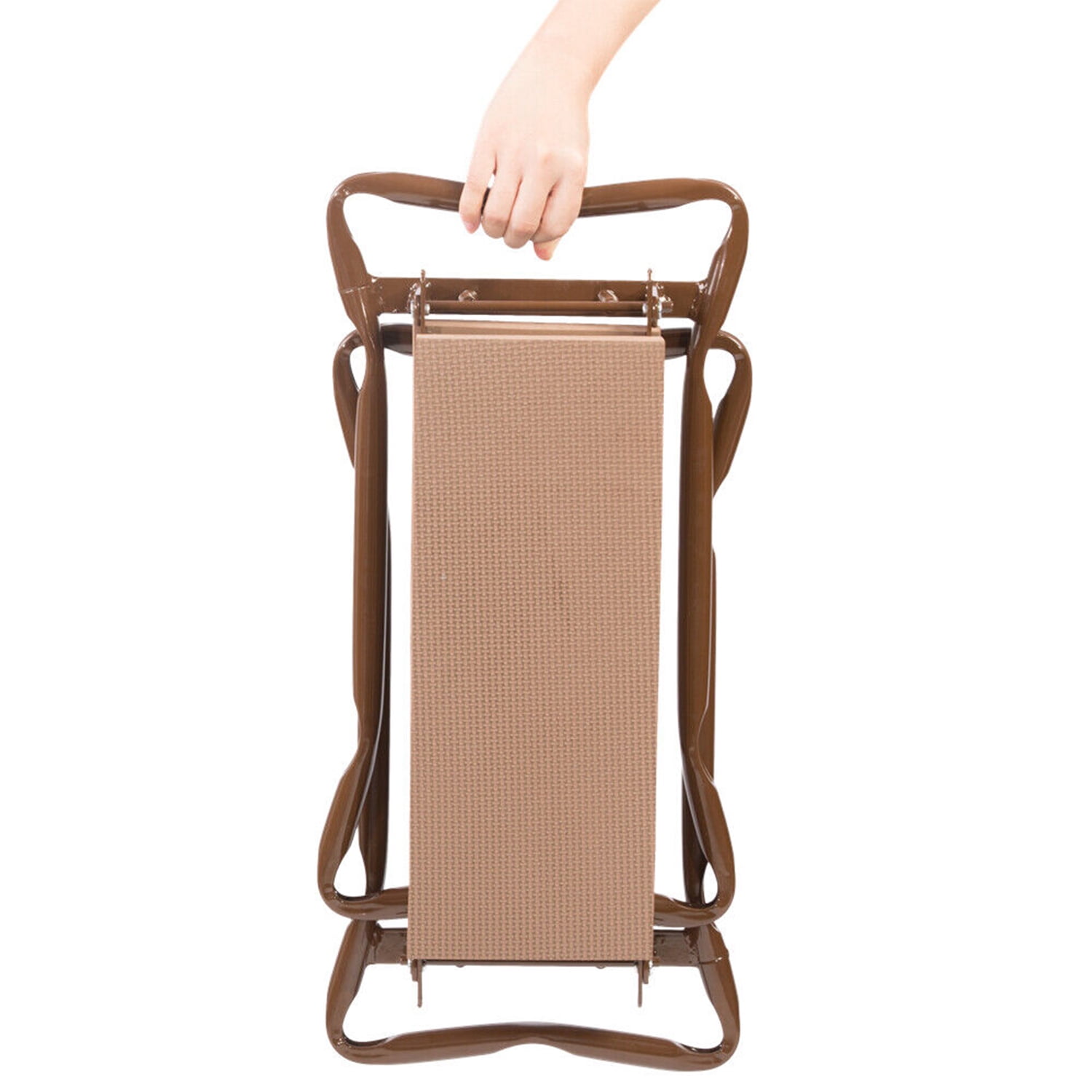 Multifunctional Kneeler & Gardening Stool Heavy Duty Garden Kneeler Seat and Bench with 2 Tool Pouches & 1 Gloves