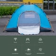 thumbnail image 5 of 2 Person Instant Camping Tent, Auto Setup Pop Up Tent for Camping/Hiking/Travel, Blue, 5 of 7