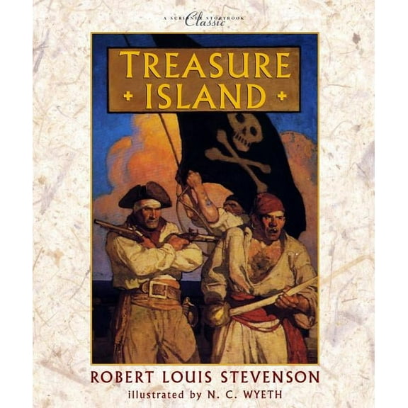 Scribner Storybook Classics Treasure Island, (Hardcover)