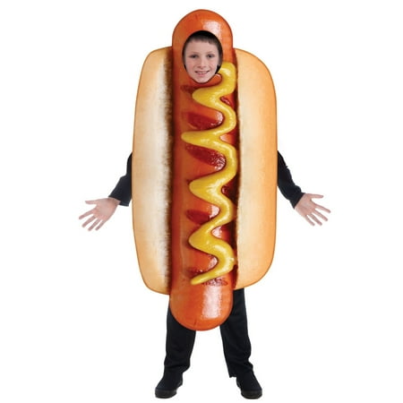 Kids Sublimation Hot Dog Costume Costume