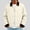Beige, variant on Men's Short Contrast Collar Work Jacket, Button Front Casual Outerwear, Corduroy Collar & Cuffs, Large Patch Pockets, Cropped Relaxed Fit, Suitable For City Casual Walking Khaki S