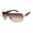 Gold & Tortoise, variant on Men's R1527 Shield UV400 Protective Rectangular Fashion Sunglasses, 142mm