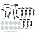 thumbnail image 2 of White Light Display Cabinet Light, Soft Lighting LED Small Round Spot Light, USB Dimmable Wardrobe Ceiling Light with Fixed Screws for Countertop, 2 of 7