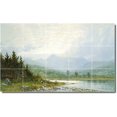 thumbnail image 1 of Ceramic Tile Mural-William Richards Landscapes Painting 612. 60" w x 36" h using (15) 12 x 12 ceramic tiles, 1 of 3