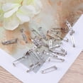 thumbnail image 3 of Gymnture 40Pcs Silver Brooch Pin Backs with Lock for DIY Jewelry, 3 of 10