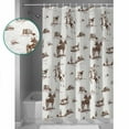 thumbnail image 3 of 72x78 Inch Shower Curtain Vintage Western Bathroom Decor Waterproof Fabric Bathtub Bath Curtains Decorative Retro Art Horse Cowboy Farmhouse Extra Long Shower Curtain Set with Hooks, 3 of 6