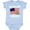 AE-Light Blue, variant on Military Dad Welcome Home USA Flag Boys or Girls Baby Bodysuit