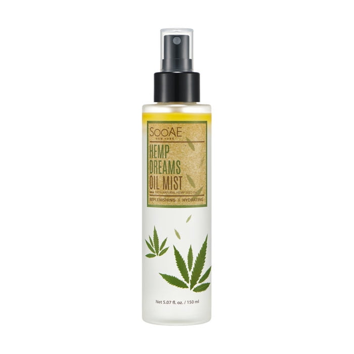 Soo'AE Hemp Dreams Oil Mist - Net 5.07 fl. oz. / 150 ml Hemp Seed Oil Suppleness and Nourishing Skin