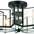 thumbnail image 4 of Vanity Art 2 Light 16.14 inches Modern Star Semi Hanging Flush Mount Ceiling Light for Household, 4 of 8