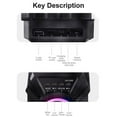 thumbnail image 6 of 500mAh Bluetooth speaker Sound box high power bluetooth speakers TF Udisk karaoke handheld sound subwoofers for dancing, 6 of 9