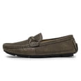 thumbnail image 4 of Spring Summer New Men's Casual Hollow Loafers Slip On Breathable Mesh Leather Flats Boat Shoes Driving Shoes Moccasins, 4 of 15