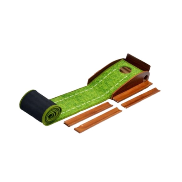 tamizeot Golf Putting Green Mat Indoor Outdoor Practice Home Office Compact Space Saving Game Gardens 6 Feet Etc Outdoors Offices