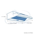 thumbnail image 2 of Campana de Cocina SANAIRE K 76 CM Blanco, 2 of 2