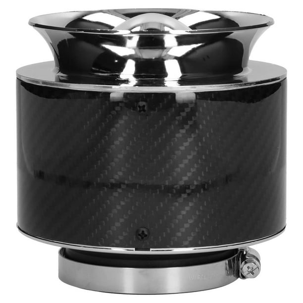 Riwesomey Filtro de entrada de aire Universal, filtro de aire de alto flujo lavable, filtro de entrada de aire de fibra de carbono, accesorio de Vehículos, repuestos y accesorios Mis Riwesomey VI002914-00