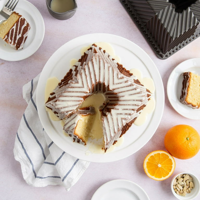 Nordic Ware, Bundt® Squared Pan, 10 cups, geometric design