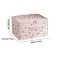 thumbnail image 3 of COM1950s Foldable Storage Bins with Lids, Soft Collapsible Closet Organizers, Large Capacity Fabric Storage Boxes with Handles for Bedroom Shelves, 3 of 9