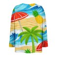 thumbnail image 5 of MEICHEN Women's Fashionable Casual Comfort Printed Sleeve Top Loose Summer T Shirts for Women, 5 of 5