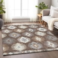 thumbnail image 4 of Dalyn Rugs Premium Machine Washable Mayfield AMF983 Brown 5' x 7'6" Rug, 4 of 7
